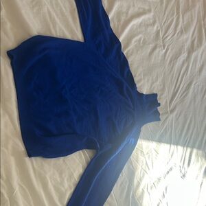 Elegant Blue Women's Top